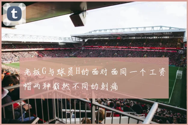 老板G与球员H的面对面同一个工资帽两种截然不同的刺痛